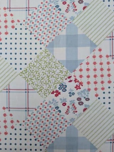 NUEVO Laura Ashley REMANNANT Paisley Patchwork Lino Algodón Tela 1.17 mts - Imagen 1 de 4
