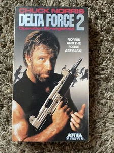 Delta Force 2 Chuck Norris VHS Cassette Tape A2 - Picture 1 of 3