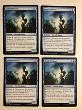 4x MTG Time Spiral Remastered Coral Trickster NM/M Magic the Gathering