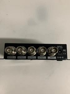 Shinybow SB-3701 BNC 4:1 4x Video Distribution Amplifier - No Power Supply - Picture 1 of 5
