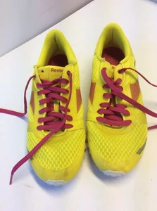 REEBOK Real Flex Yellow J87994 Women Running Athletic Sneakers 6.5US 4UK 37EU - Picture 1 of 6