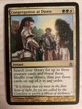Congregation at Dawn NM MTG Ravnica City Of Guilds Magic Gathering