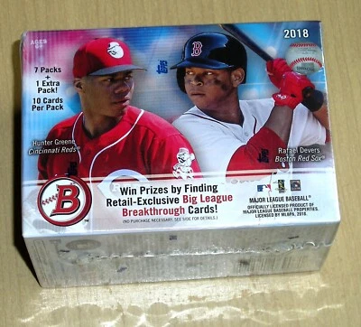 2018 Bowman baseball sealed retail BLASTER box Ohtani green autograph?