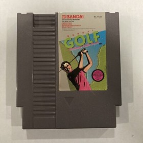 Bandai Golf (Nintendo Entertainment System, 1985) NES CHALLENGE PEBBLE BEACH