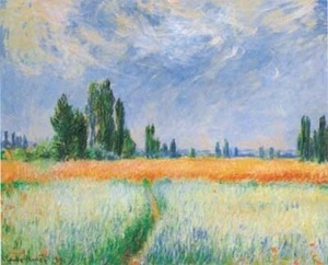 CLAUDE MONET KUNSTDRUCK Das Weizenfeld 16x20 POSTER - Bild 1 von 1