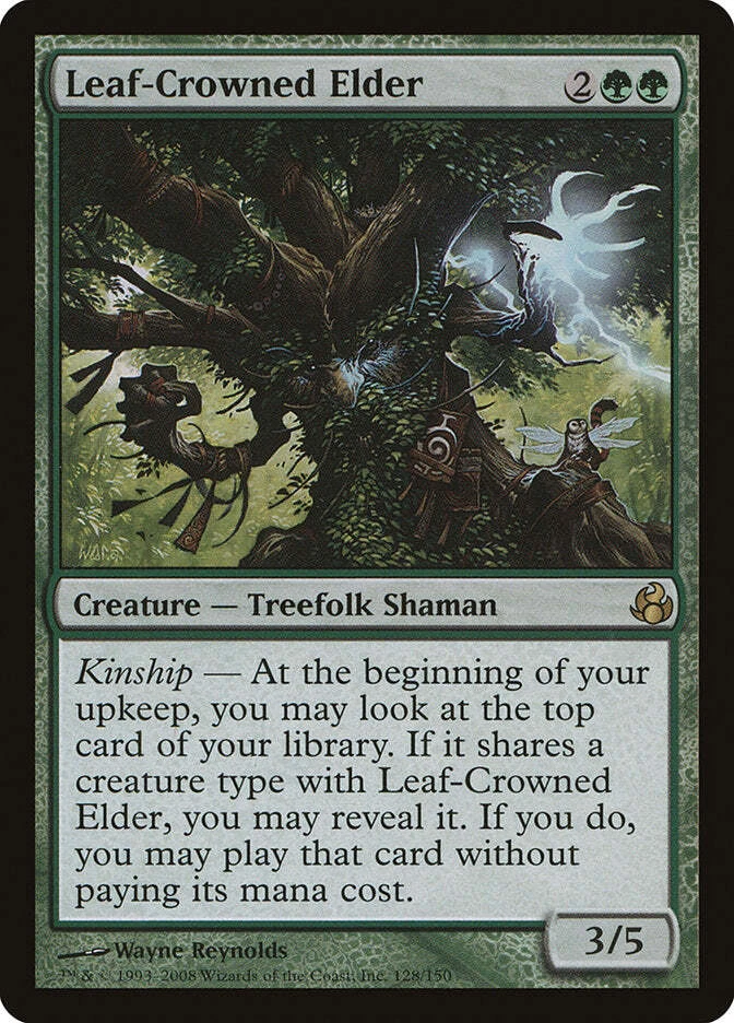 Leaf-Crowned Elder [Morningtide] Magic MTG - Image 1 of 1