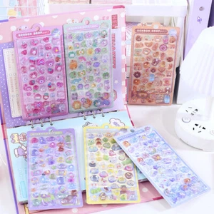 Kawaii 3D Relief Stickers Cute Cartoon Stickers DIY Phone Luggage Laptop Sti _in - Picture 1 of 17