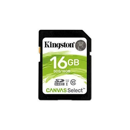 Kingston Canvas Select 16GB Class 10 - SDHC Memory Card - (SDS16GB) - Image 1 of 1