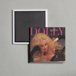 Dolly Parton - Rainbow Album Cover Locker Fridge Magnet - Picture 1 of 2