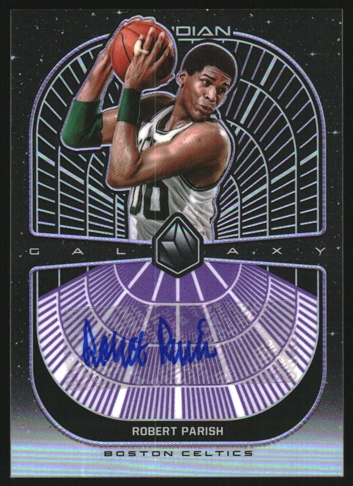 2019-20 Obsidian Galaxy Autographs Electric Etch Purple #41 Robert Parish /49 - Image 1 of 2