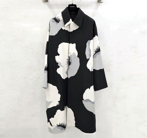 Cappotto lungo Valentino fiore 4V0CAI10A2P 134527789