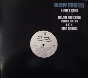 Ricky Martin, I Don't Care (Club Mixes), (12"), NM or M-, 3603235407 - Picture 1 of 2