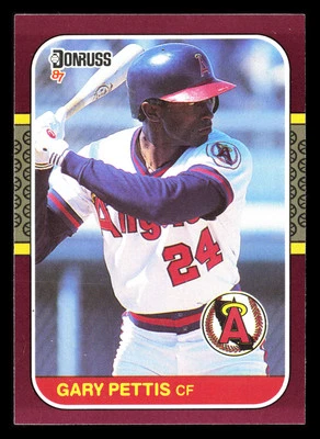 Gary Pettis 1987 Donruss Opening Day #10 California Angels BUY3GET1FREE - Image 1 of 2