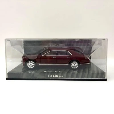 MINICHAMPS 1/43 Bentley Mulsanne Wine Red Model Car - Image 1 of 4