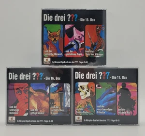 9er Set Die drei ??? Fragezeichen Hörspiel-CD's | Die 15./16./17. Box | TOP - Bild 1 von 2