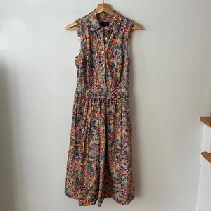 J. Vestido camisero para mujer Crew Liberty Margaret Annie estampado floral talla 2 - Imagen 1 de 11