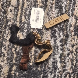 Carole elegantes schwarz-braunes Gepard elastisches Armband ca. 5,5 - Bild 1 von 4