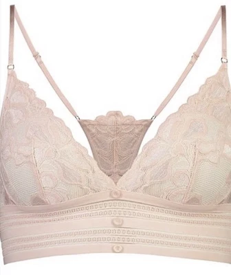 Sujetador Me By Bendon Talla Grande Suave Shell Copa Encaje con Banda Ancha Trasera NUEVO NUEVO CON ETIQUETAS Foto 1 de 2