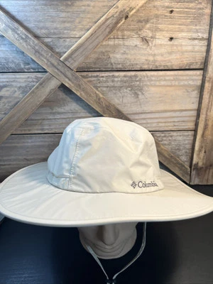 Columbia Unisex Haypoint Booney Omni-Tech Sol Impermeable Safari Cubo Sombrero Beige Foto 1 de 4
