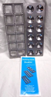 Estate Find C. PALMER Ravioli Perogi Form Set 12R - 1 dozen ~ Excellent! - Image 1 of 4