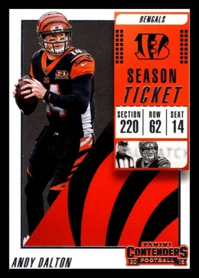 2018 Panini Contenders #78 Andy Dalton - Image 1 of 2