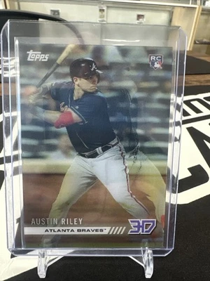 2019 Topps On Demand 3D #M-6 Austin Riley Motion Rookie - Image 1 of 2