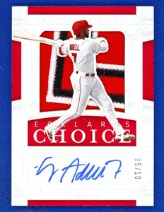 2022 National Treasures Ecklar’s Choice Jo Adell Auto/ 3 color jumbo Patch /10 - Picture 1 of 2