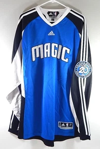 Orlando Magic 20 Fantastic Seasons Adidas LS Warm Up Shirt New 4XL Tall - Picture 1 of 3