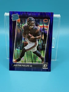 Amortiguador óptico Justin Fields 2021 clasificación novato púrpura Prizm #204 - Imagen 1 de 3