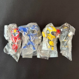Power Rangers Go-Onger figure key chain set 4 retro rare Japan Tokusatsu m650 - Picture 1 of 3