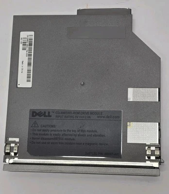 Dell CD-RW DVD-ROM Drive Module 8W007-A01 Laptop Optical Bay Pre-Owned - Image 1 of 4