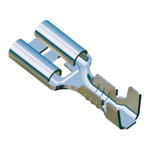 Terminal Fastin-Faston 6,3x0,8 weiblich Abschnitt 1,00-2,5 verzinntes Messing - Picture 1 of 1