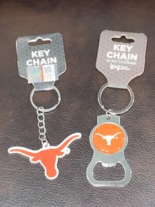 UT Austin Texas Longhorns Licensed Key Chain NCAA **CHOICE** - Picture 1 of 6