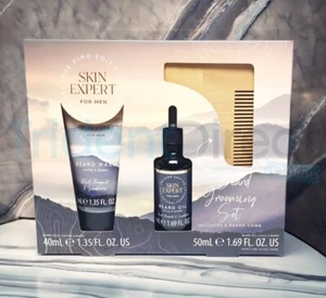 The Kind Edit Co Skin Expert Mens Beard Grooming Set 3pc - Foto 1 di 3