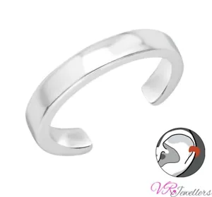 925 Ear Cuff Solid Sterling Silver Plain Orbital No Piercing Clip on Ear Cuff - Picture 1 of 2
