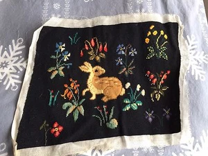 Handcrafted Needlepoint Chair cover - Picture 1 of 2
