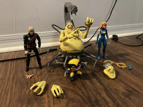 Marvel Legends Mojoworld Lot-Mojo, Retro Longshot & Dazzler Action Figure Compl Cover