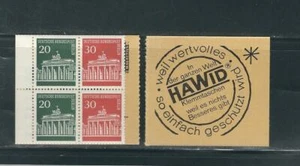 Germany Michel MH 7a . Brandenburg Gate Complete Booklet . MNH ... - Picture 1 of 2