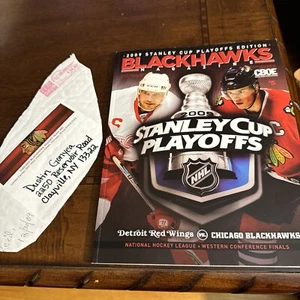 NHL CHICAGO BLACKHAWKS 2009 STANLEY CUP PLAYOFFS PROGRAM - Picture 1 of 13
