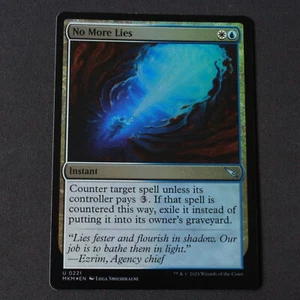 No More Lies FOIL 221 MTG Murders at Karlov Manor (MKM) Uncommon NM - Picture 1 of 2