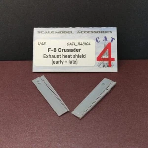 F8U Crusader Exhaust heat shield (early + late) Resin model 1/48 CAT4-R48104 - Picture 1 of 2