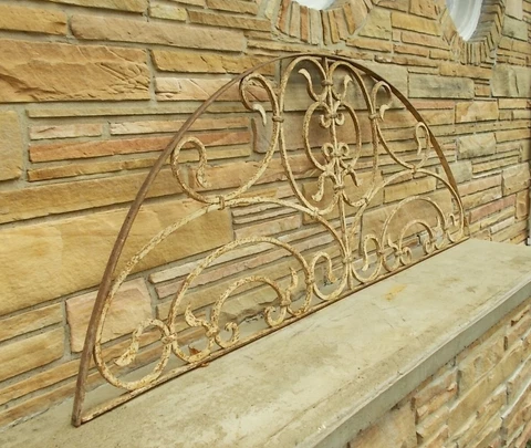 Antique Wrought Iron Arch 19th Century Original Cover