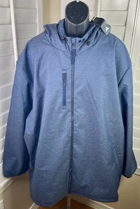 Adidas Game Built Outerwear Blue Winter Jacket w/Hood - BV3958 - Men’s 3XL - NWT - Picture 1 of 5