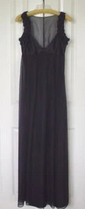 LAUNDRY by DESIGN SEIDE ABENDKLEID KLEID SEXY SCHWARZ TRANSPARENT OVERLAY GR. 6 - Bild 1 von 8