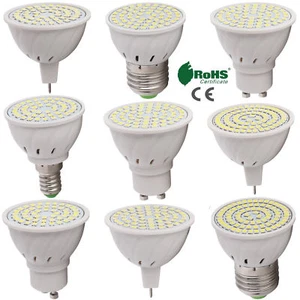 GU10 MR16 E26 E27 LED Spotlight 4W 5W 6W Bulb 2835 SMD Lamp 110V 220V 12V ST-149 - Picture 1 of 12