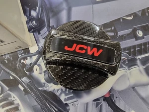 NUEVO GENUINO MINI F65 F66 F67 JCW FIBRA DE CARBONO TAPA DE LLENADO DE COMBUSTIBLE CUBIERTA 16115B4EAD4 - Imagen 1 de 6