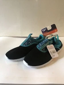 Girls Water Shoes Junior Large Size 4-5 NWT Black SPEEDO Aqua Skimmer - Picture 1 of 4