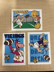 Flintstone NFL Minnesota Vikings Football Trading Card 44-16-72 1993 Cardz JG - Picture 1 of 5