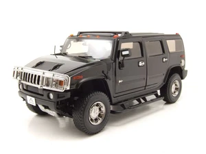 Hummer H2 2006 Grigio Scuro Metallico Ncis Modellino Auto 1:18 Highway 61 - Foto 1 di 13