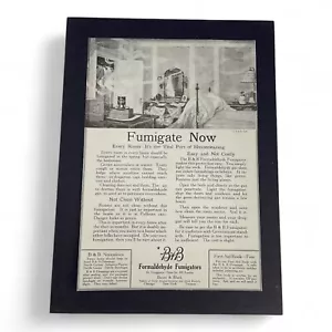 1920 Bauer & Black Fomaldehyde Fumigators Druggists Antique Print Ad - Picture 1 of 5
